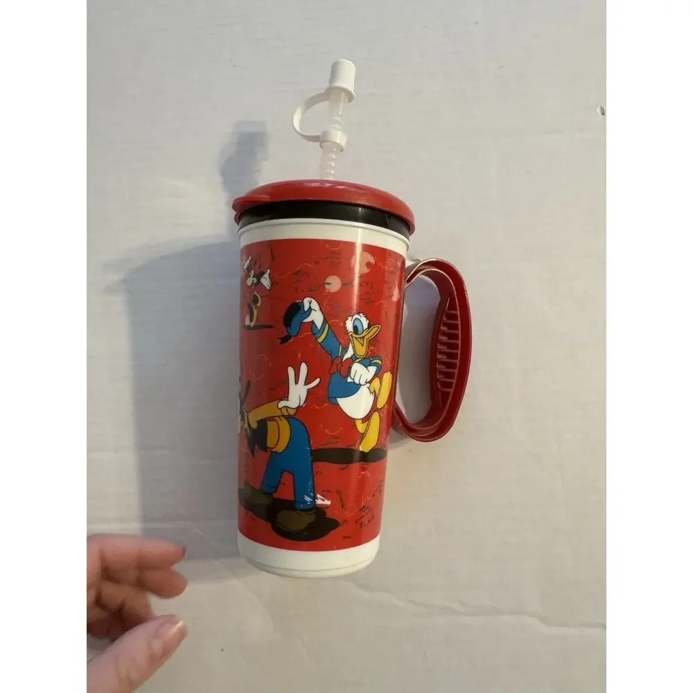 Whirley Disney Parks Refillable Travel Cup Mug - Mickey Mouse Minnie Donald 2009